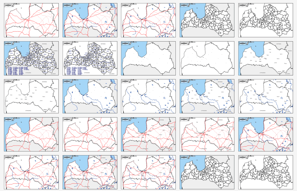 Bezmaksas kartes, Latvia Free maps, free blank maps, free outline maps, free base maps