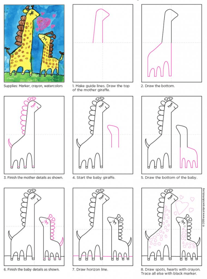 Kā uzzīmēt Art Projects for Kids
