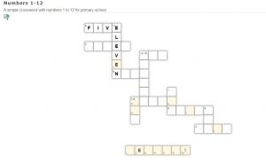 LearningApp krustvardu miklas bērniem