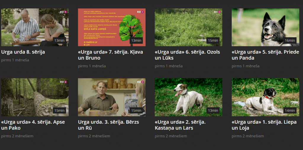 Screenshot «Urga urda» ieraksti