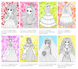 izkraso princeses berniem