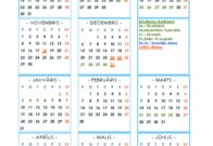 Mācību gada kalendārs