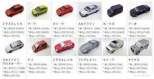 Nissan auto papīra modeļi